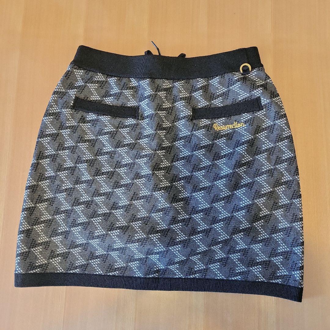 超美品❤レザレクション ニットスカートインナーパンツ付き☆
