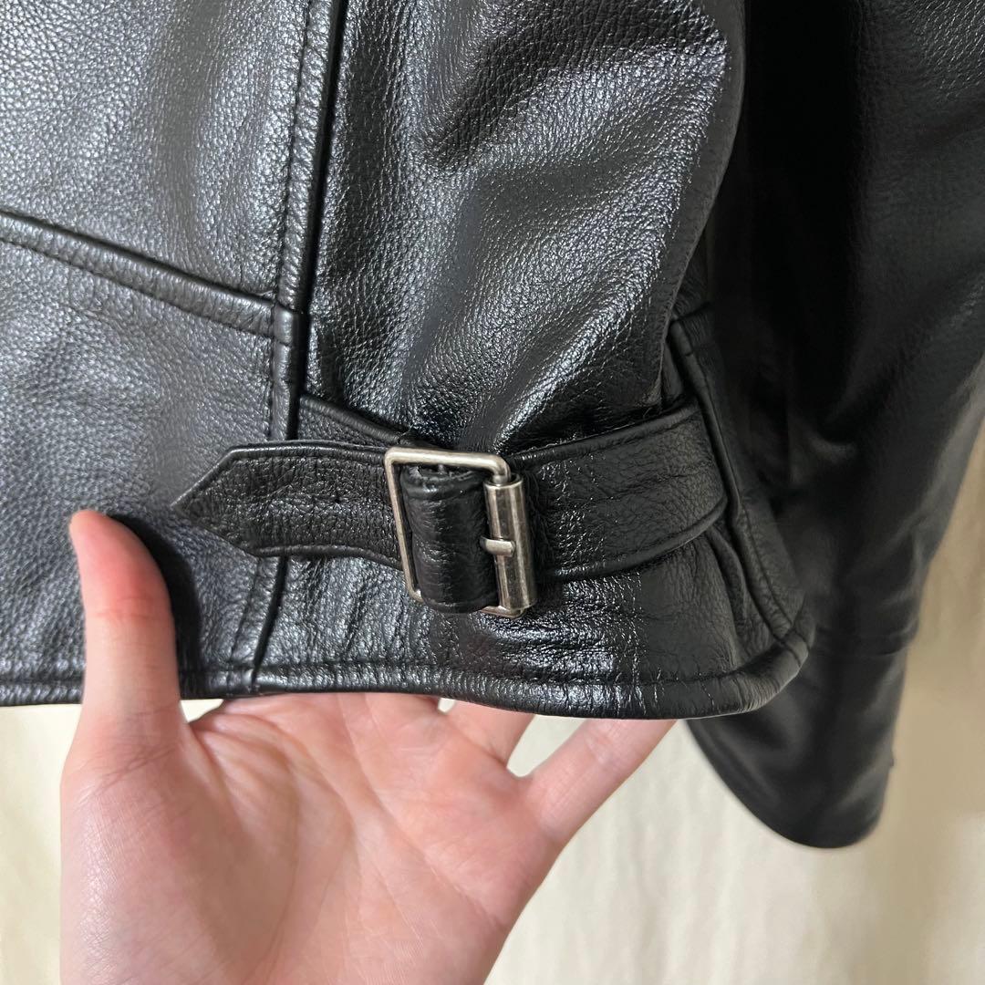 m*o様 FORTIME 牛革　レザーブルゾン レザージャケット