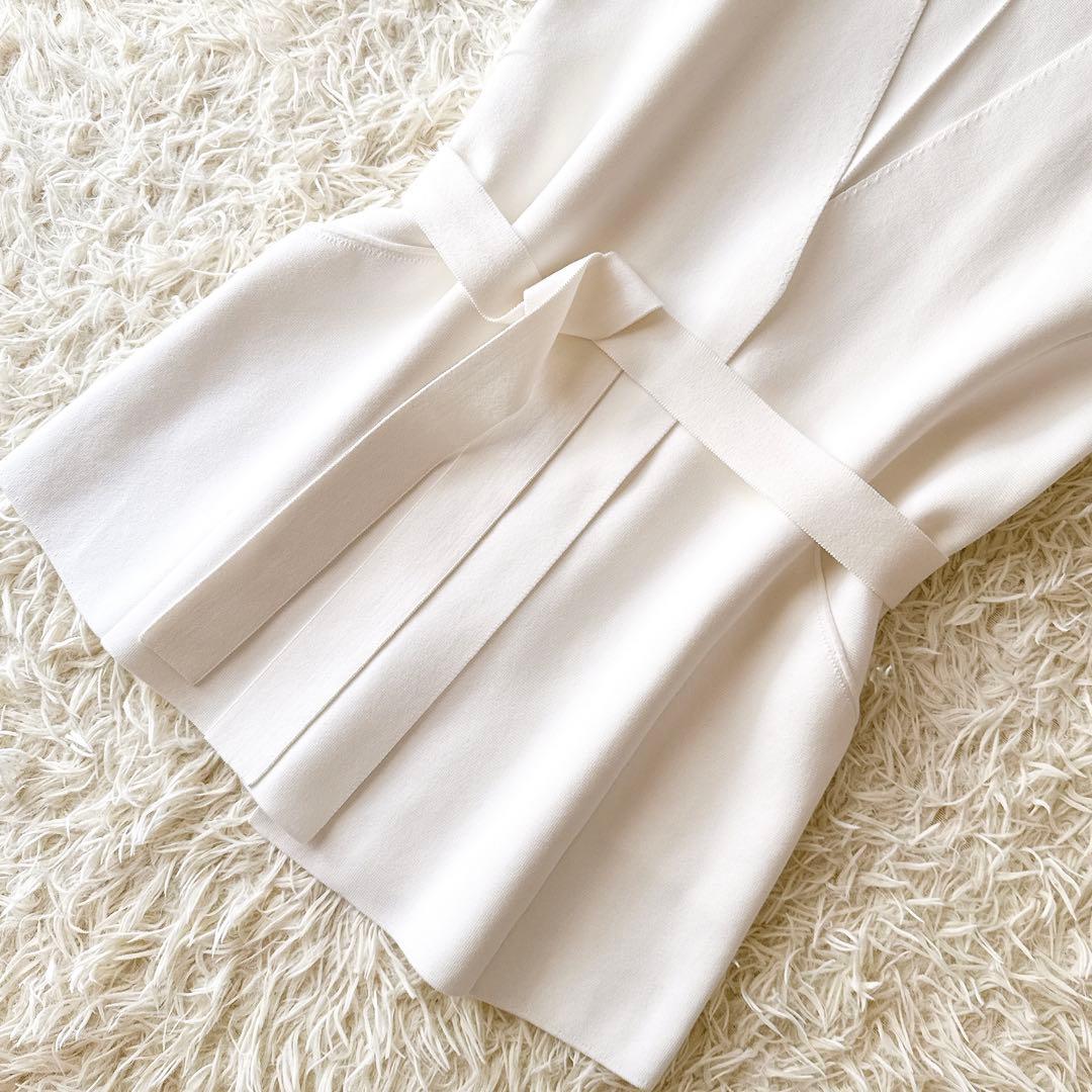 未使用タグ付✨24SS セオリー GRACIE FULTON コットンジレ 白