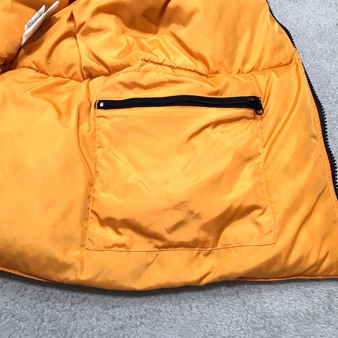 WOOLRICH ウールリッチ　ダウンベスト　ワッペンロゴ　イエロー　2XL