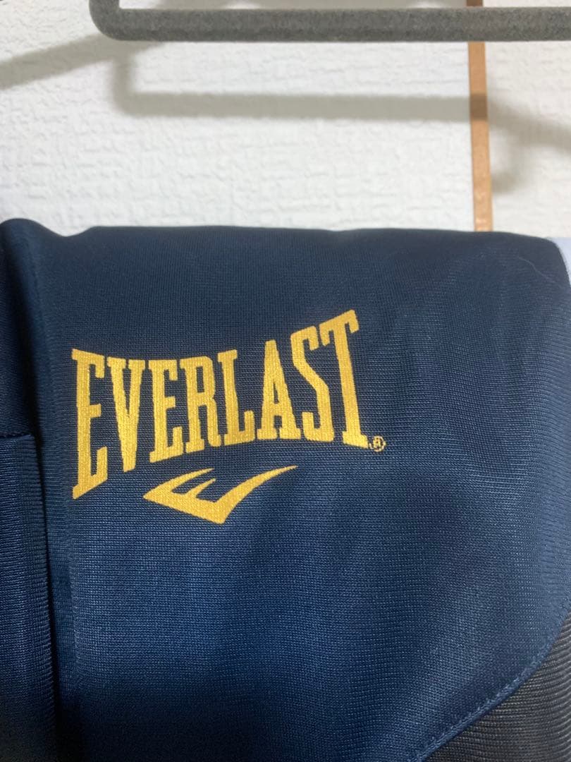 EVERLAST×新日本プロレス ジャージ上下 ネイビー4L