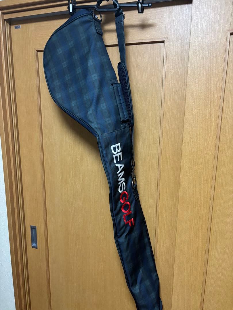 Beams Golf チェック柄キャディバッグ