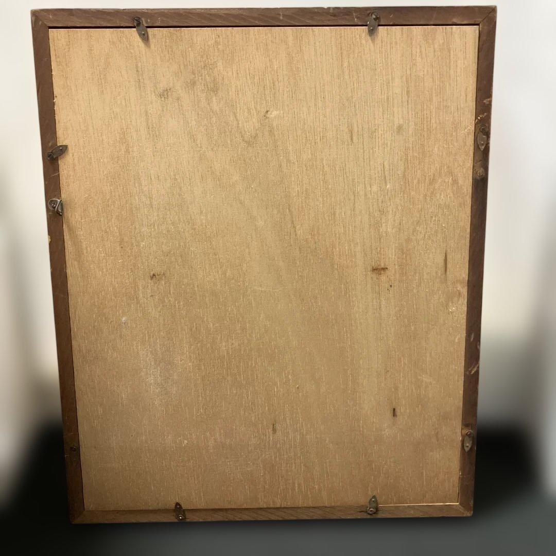 (2-24)純銀 竹の金属細工額
