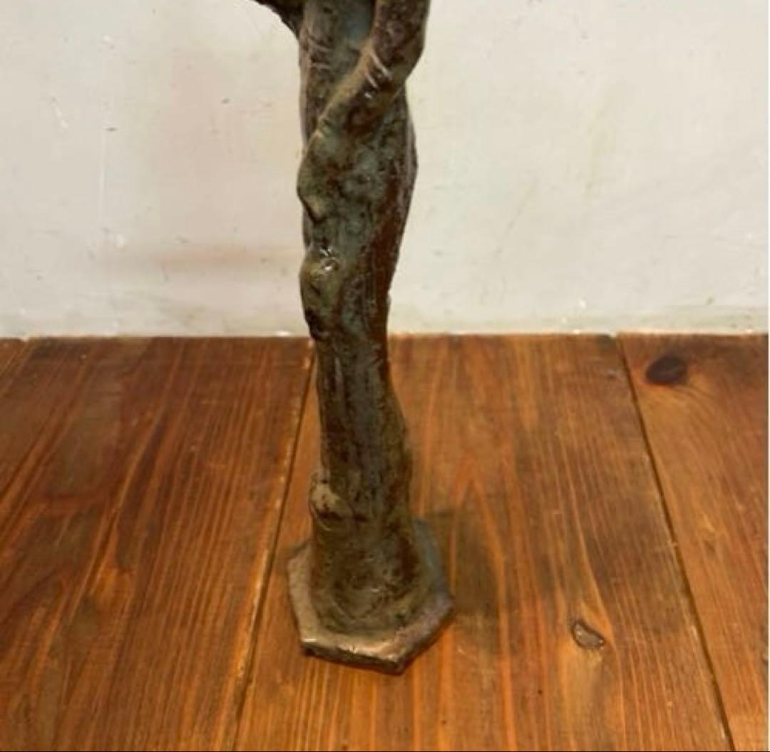 美品　陶芸　聖観音像　聖観世音菩薩　焼物　立像