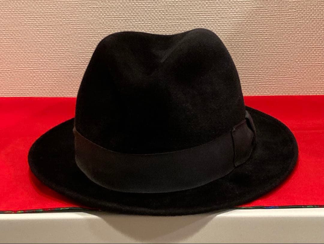 Bailey of Hollywood 黒 フェルトハット L(58) 米国製