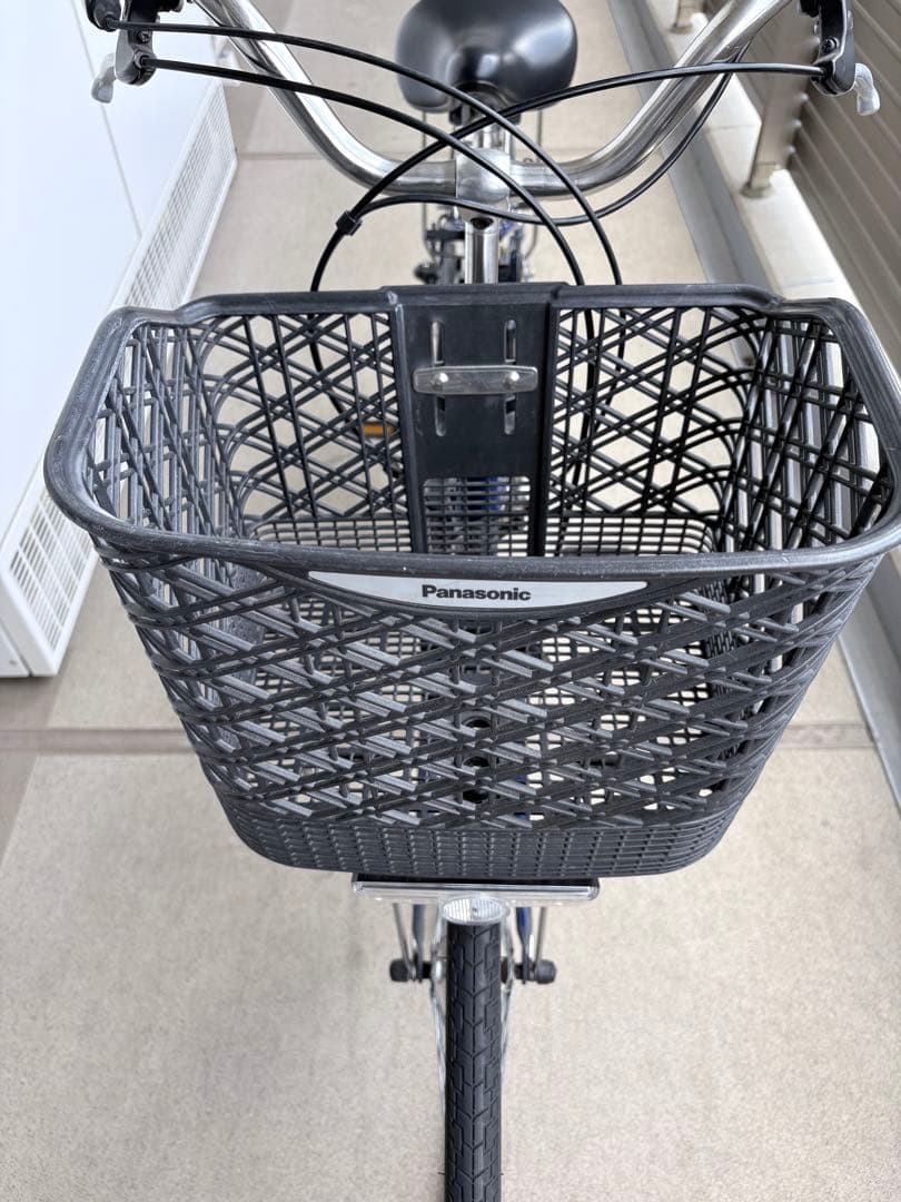【美品】パナソニック電動アシスト自転車 屋内保管 走行少なめ 付属品あり