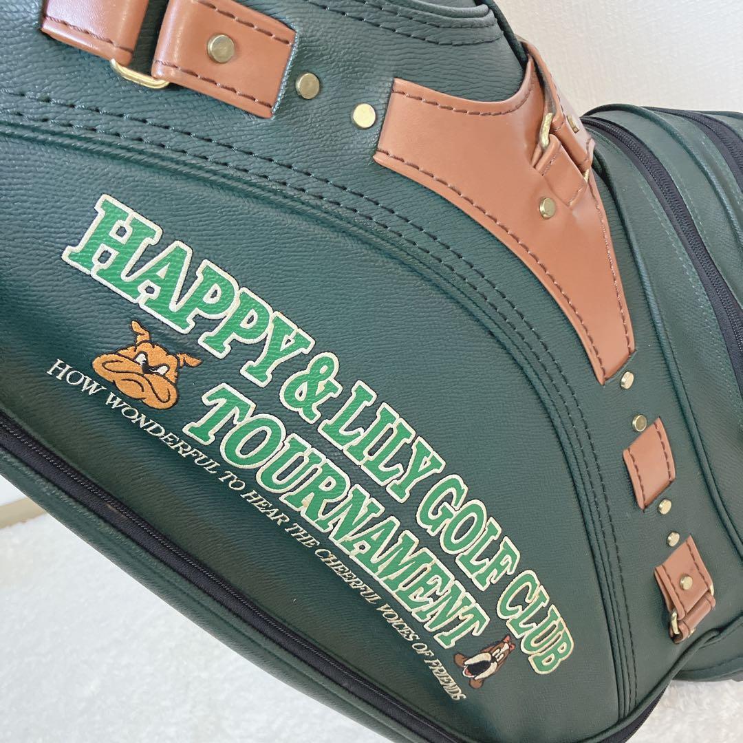 HAPPY&LILY GOLFCLUB 本革 キャディバッグ カート型 レトロ