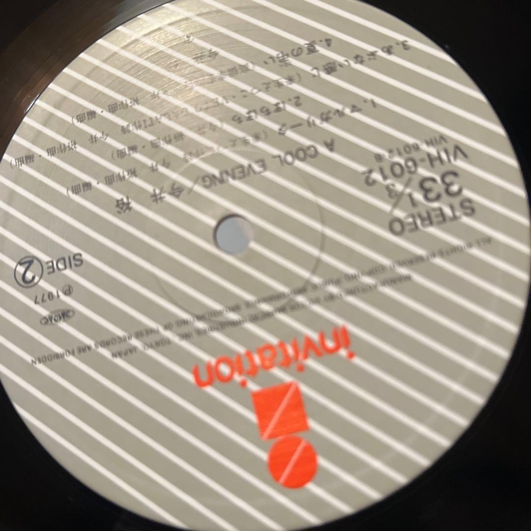 レコード　オリジナル　今井裕　a cool evening LP