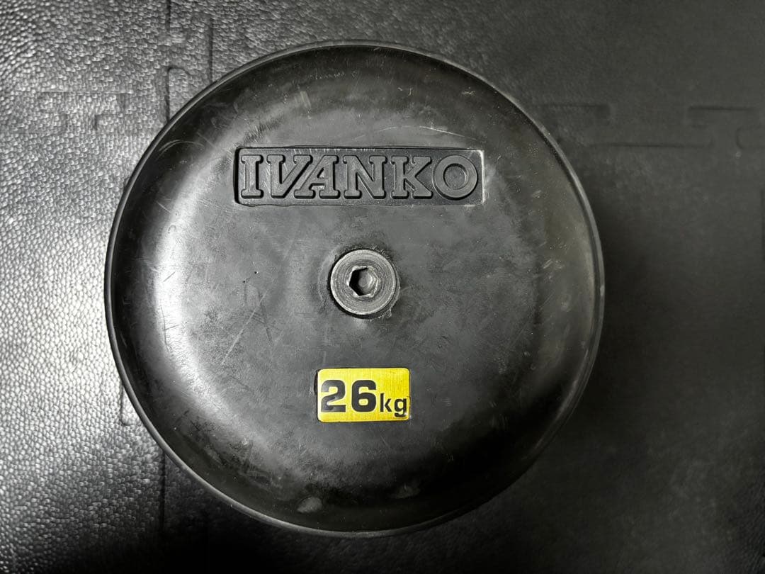 IVANKO(イヴァンコ) SDKR セットダンベル(ラバー) 26×2