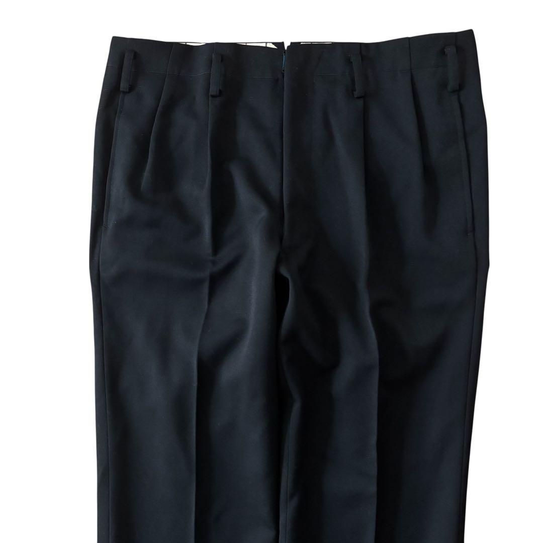 スーツ 50s vintage talon wide 2tuck slacks BLK