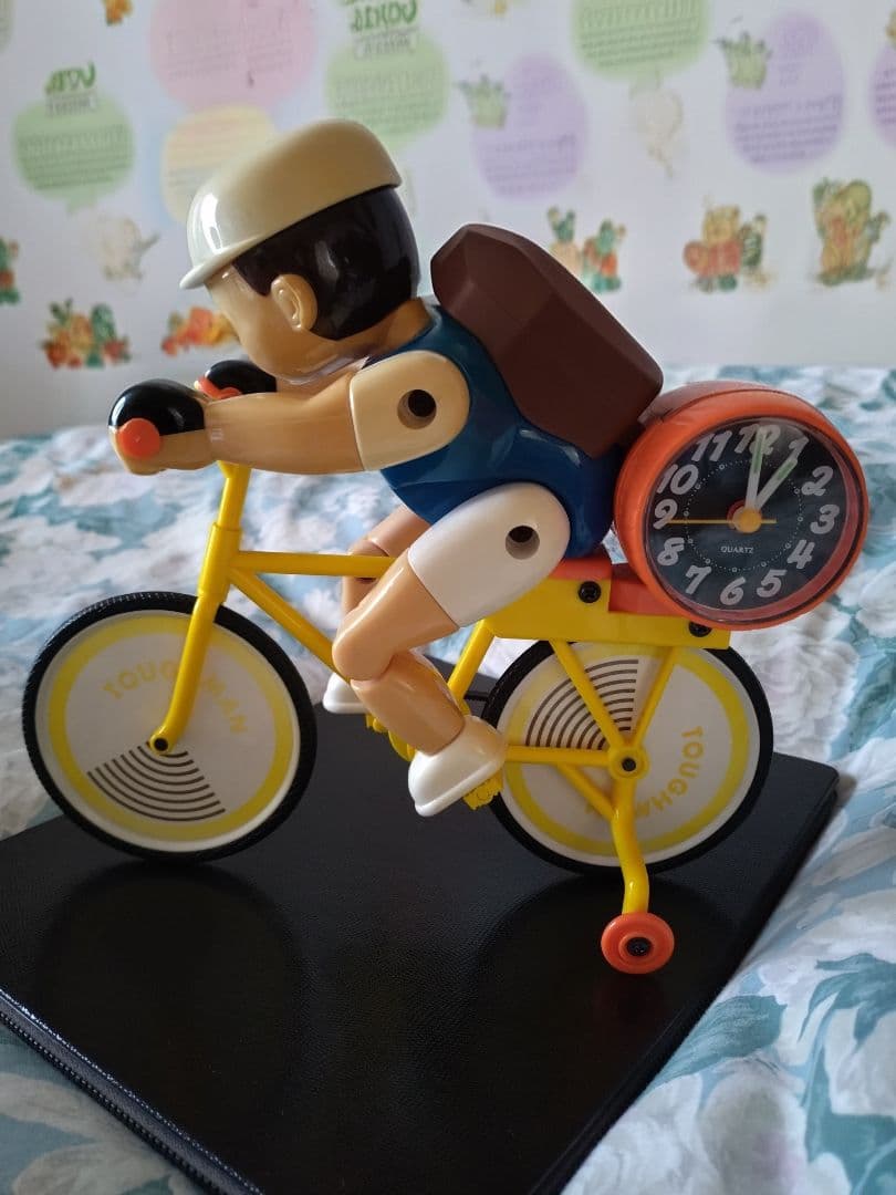 超希少品ヤクルト タフマン 非売品 自転車時計 ノベルティ レトロ（懸賞当選品）