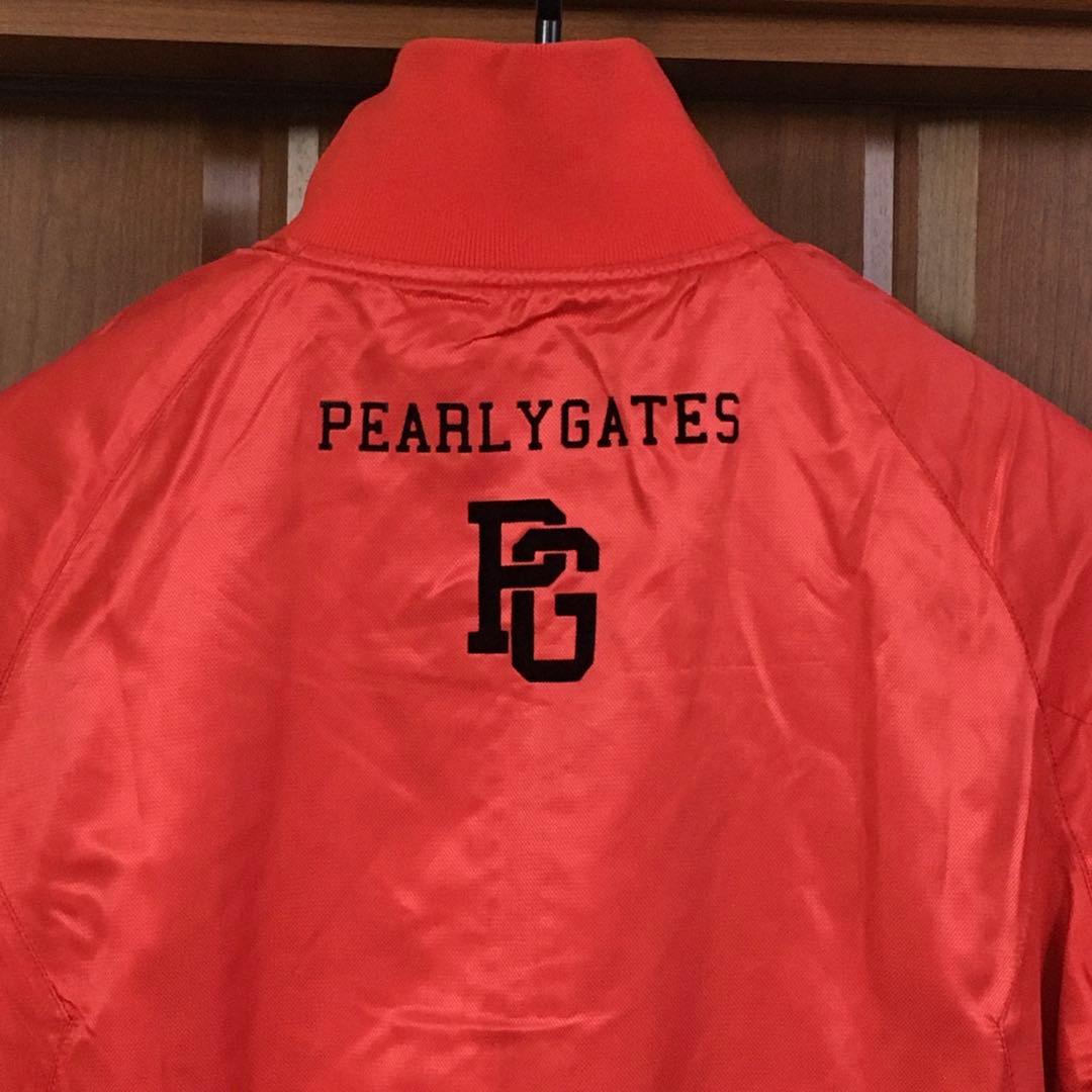 美品　パーリーゲイツ　ブルゾン　１　赤　ジャケット　pearly gates