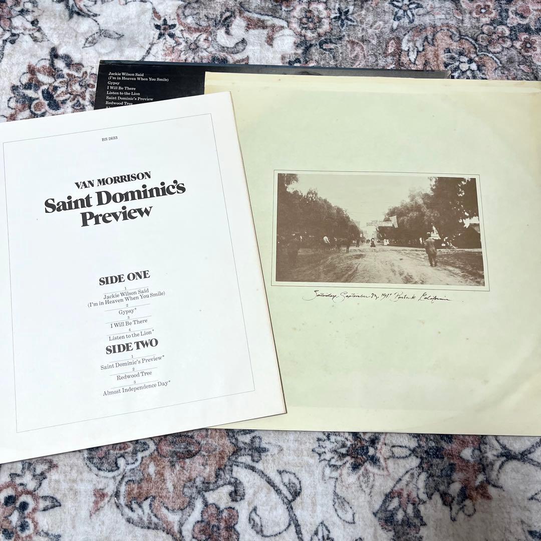 ヴァン・モリソン Saint Dominic’s Preview USA盤 LP