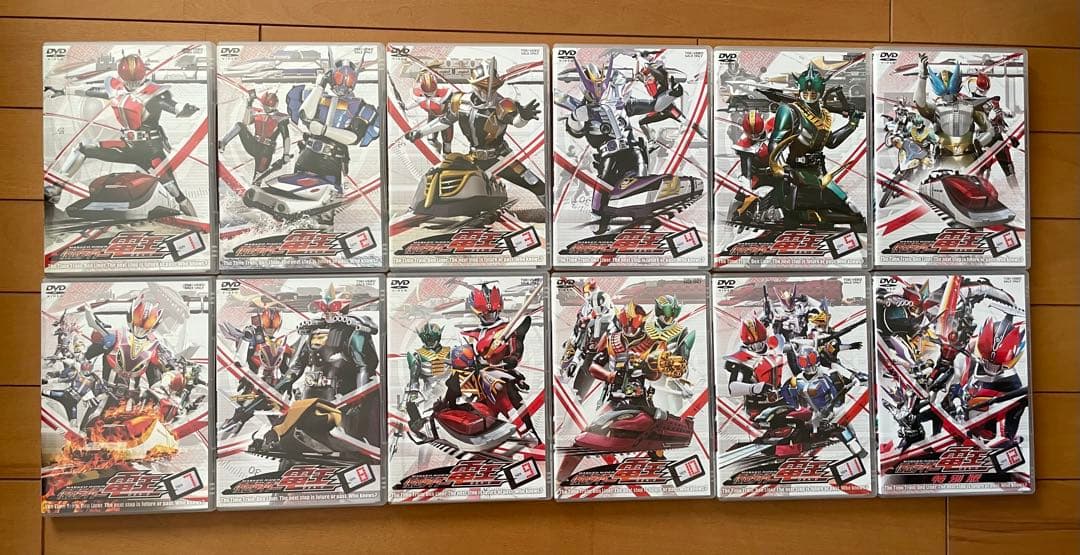 仮面ライダー電王 TVシリーズ DVD 全12巻 収納BOX付き