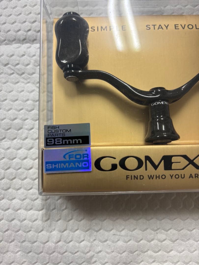 ゴメクサス鍛造カーボン98mmダブルハンドルシマノ　ブラック