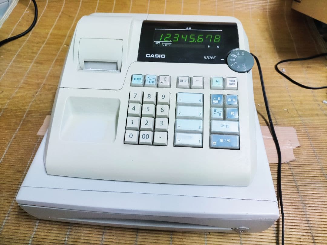 カシオレジスター　100ER　簡単便利特殊　送料込　873500
