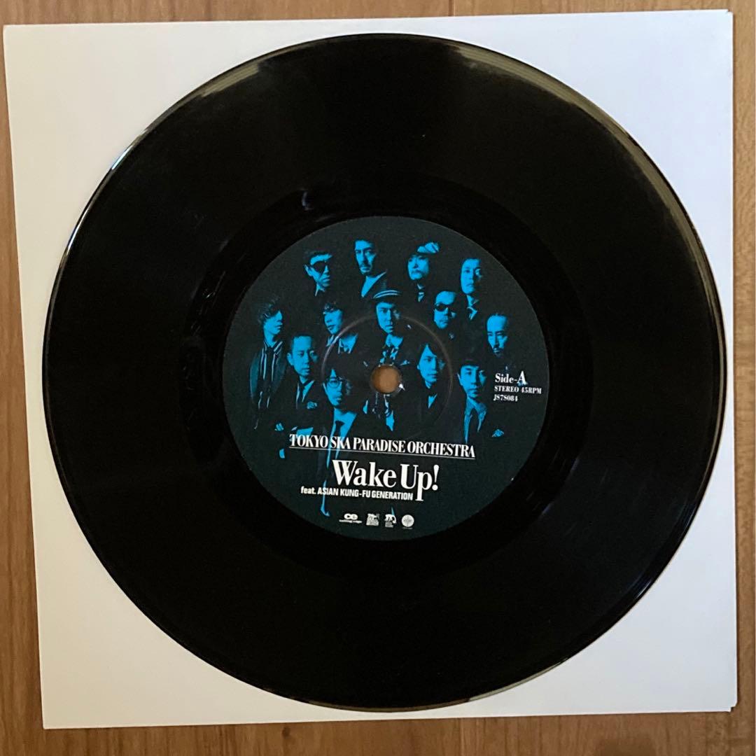 スカパラ　アジカン　コラボ7インチ　Wake Up! レア　邦楽レコード