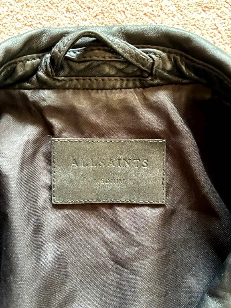 ALLSAINTS レザージャケット ライダース ブラック Mサイズ