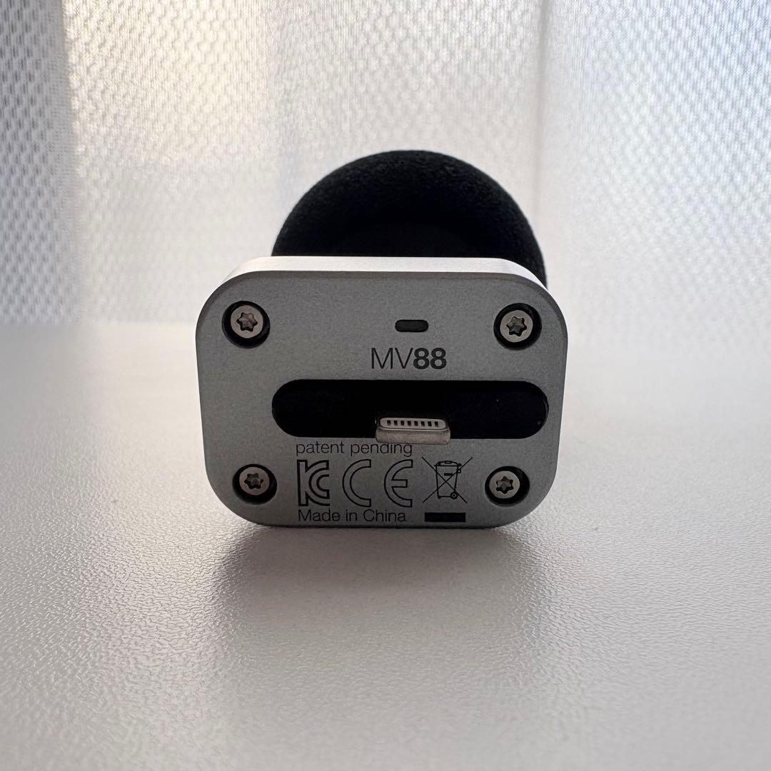 【美品】SHURE MV88A-A 携帯に直接繋げて使えるマイク
