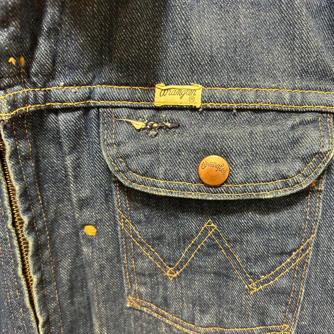 ジャケット・アウター 70s wrangler 24mjz denim jacket size 38