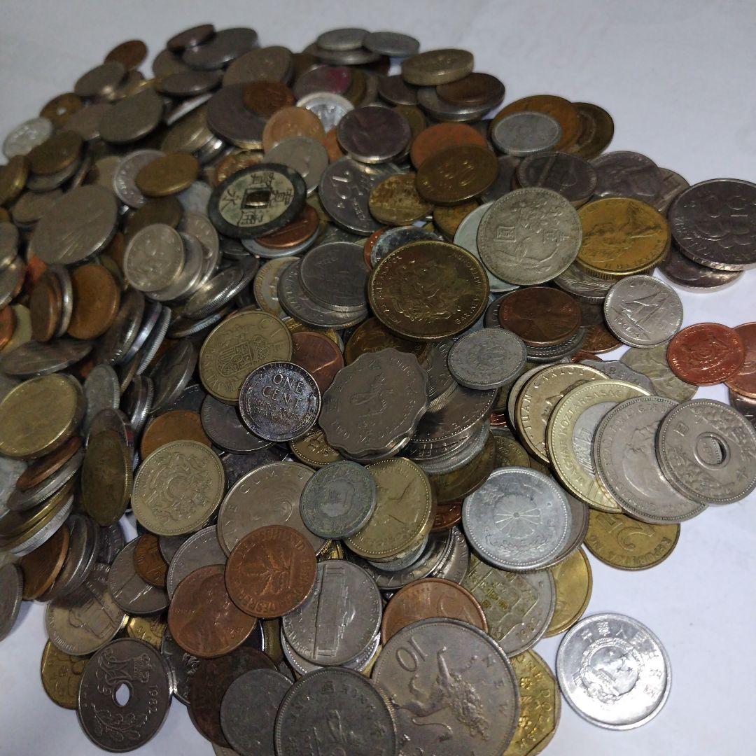 ５.４kg 外国まとめて素材用硬貨古銭貨幣大量