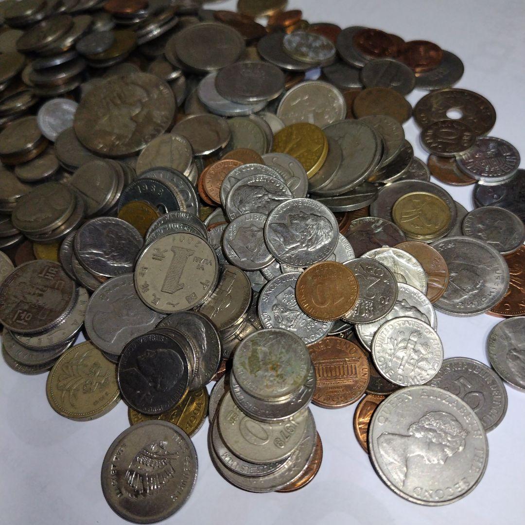 ５.４kg 外国まとめて素材用硬貨古銭貨幣大量