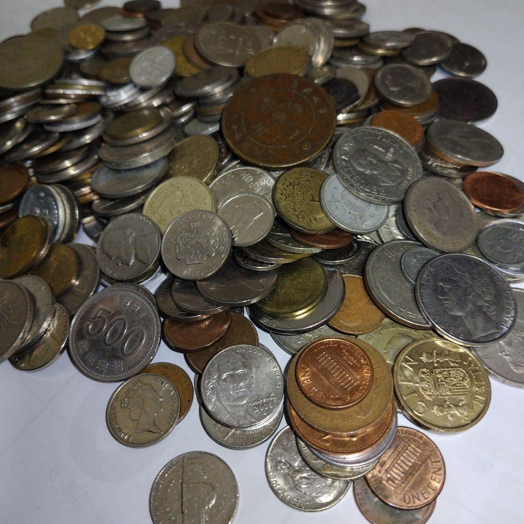 ５.４kg 外国まとめて素材用硬貨古銭貨幣大量