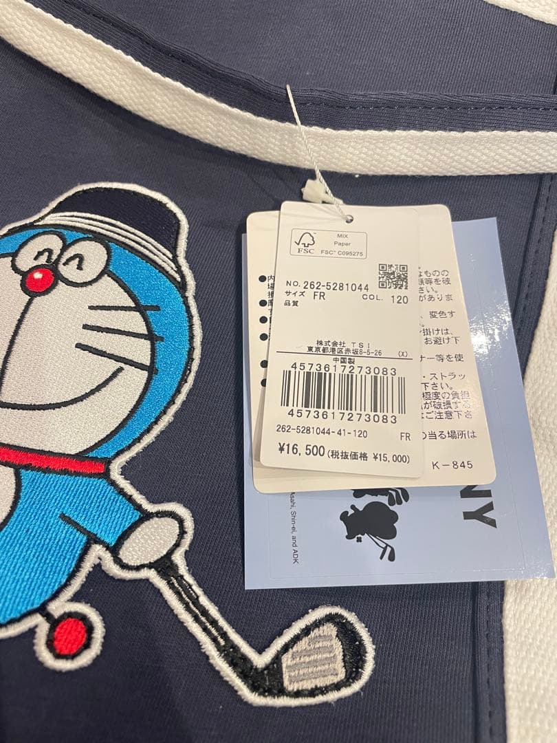 JACKBUNNY ドラえもん ゴルフバッグ トートバッグ ネイビー