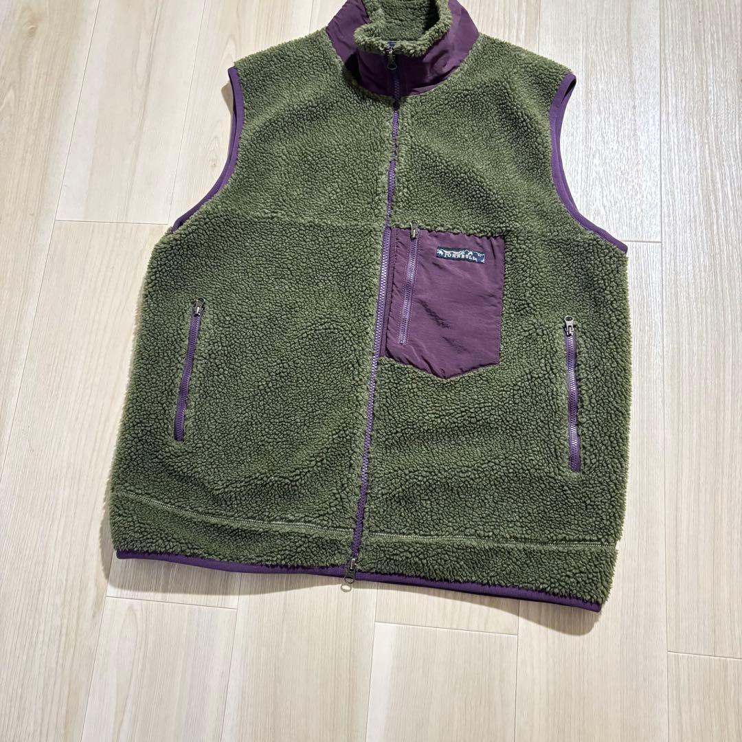 ジャケット・アウター JOHNBULL Boa Fleece Vest Olive Purple L