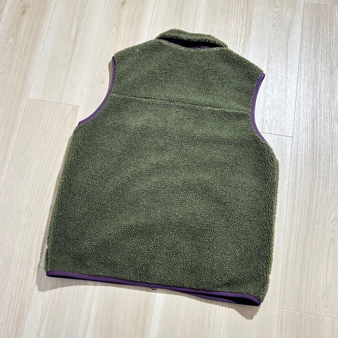 ジャケット・アウター JOHNBULL Boa Fleece Vest Olive Purple L
