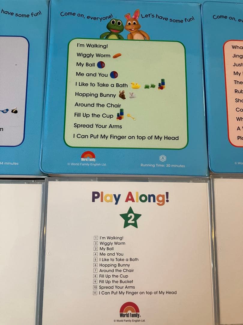 美品DWE プレイアロング　Play Along! 1, 2, 3 CD DVD