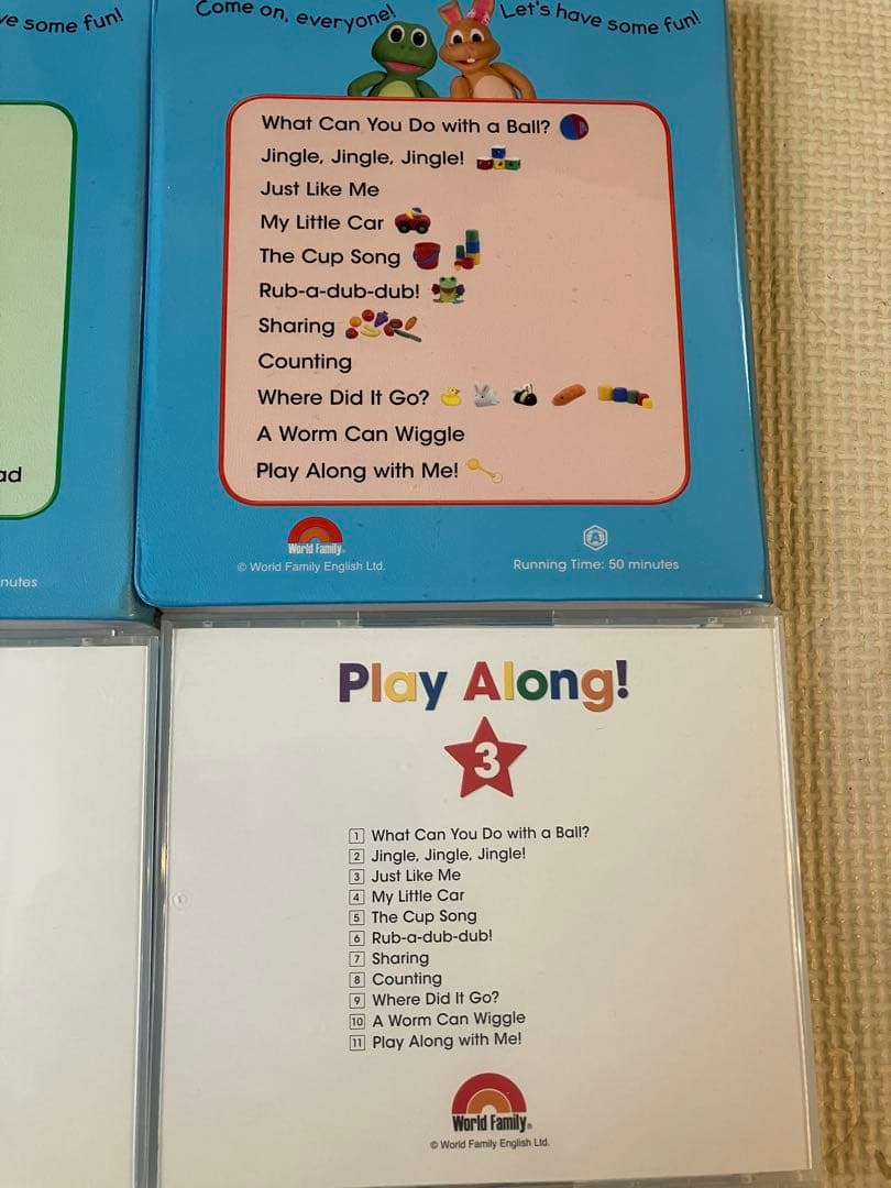 美品DWE プレイアロング　Play Along! 1, 2, 3 CD DVD