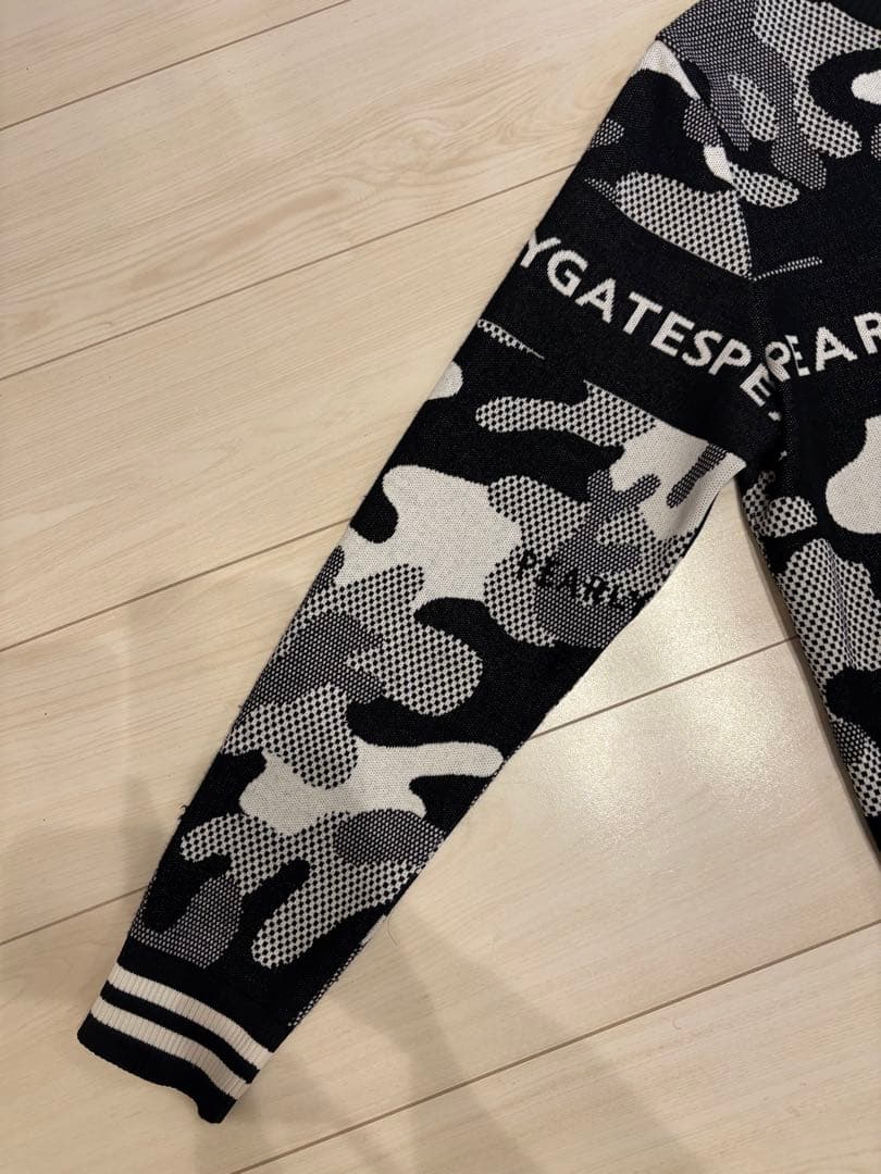 PEARLY GATES 迷彩柄ニットセーター【3月限定販売】