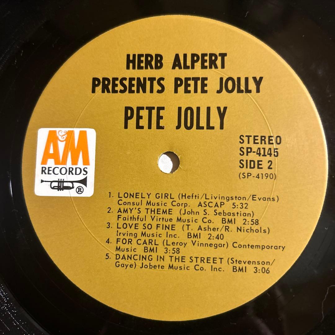 洋楽 Herb Alpert Presents Pete Jolly US