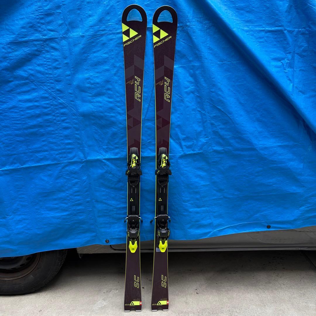 FISCHER フィッシャー スキー板 165cm RC4 SC ストック付
