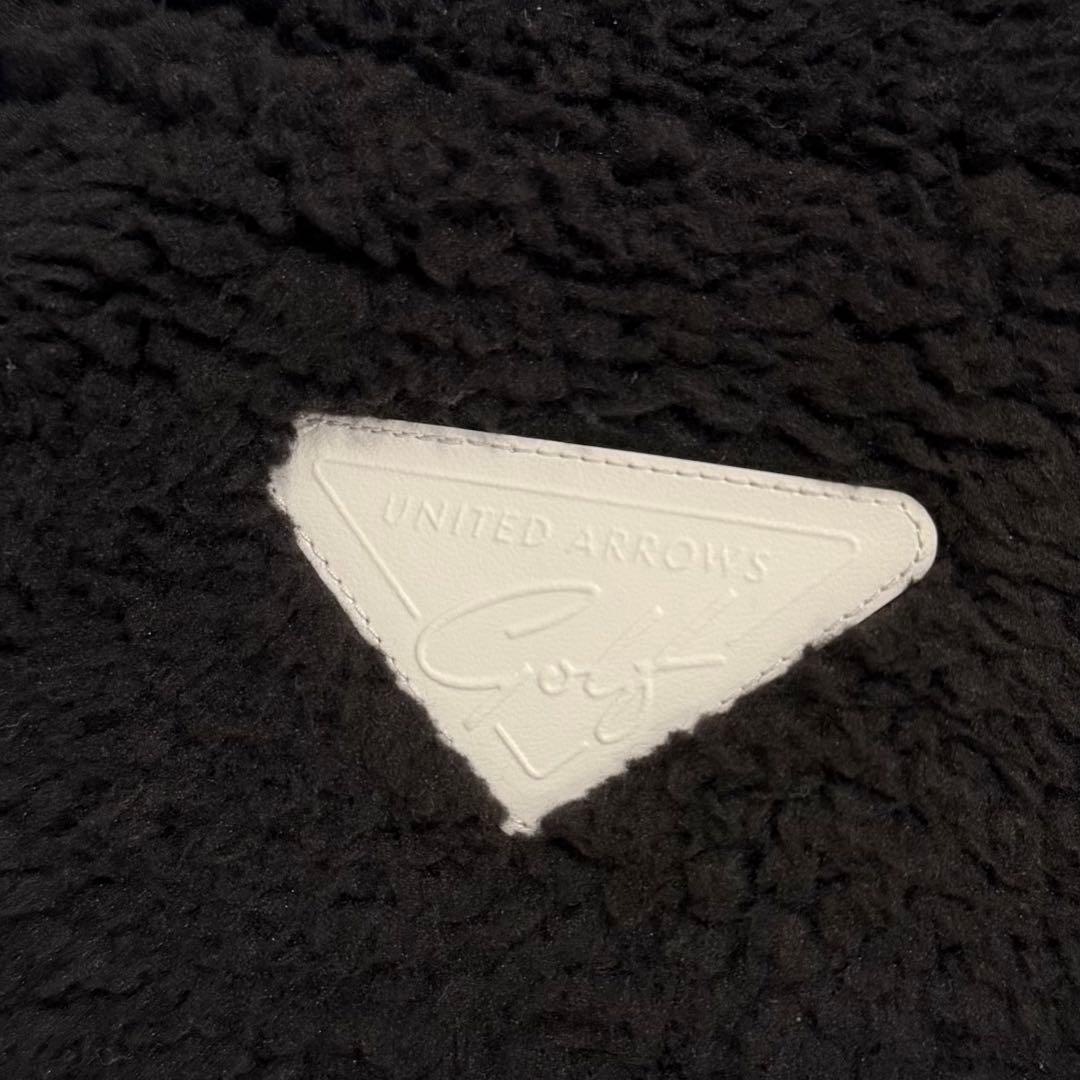 UNITED ARROWS GOLF ボア ハーフジップ プルオーバー