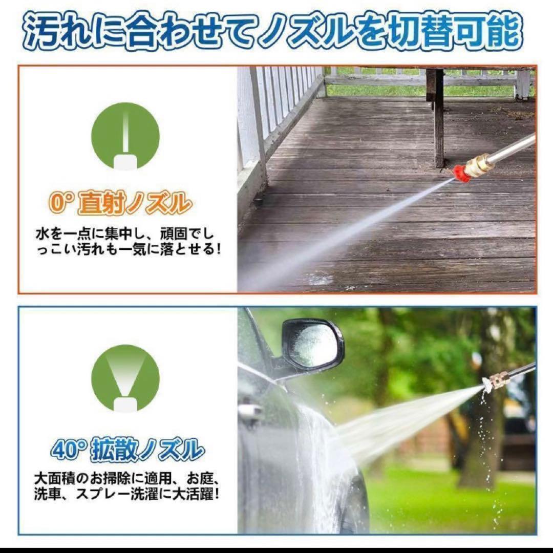 高圧洗浄機 充電式 コードレス 高圧洗浄器 充電式 バッテリー2個付 自吸式