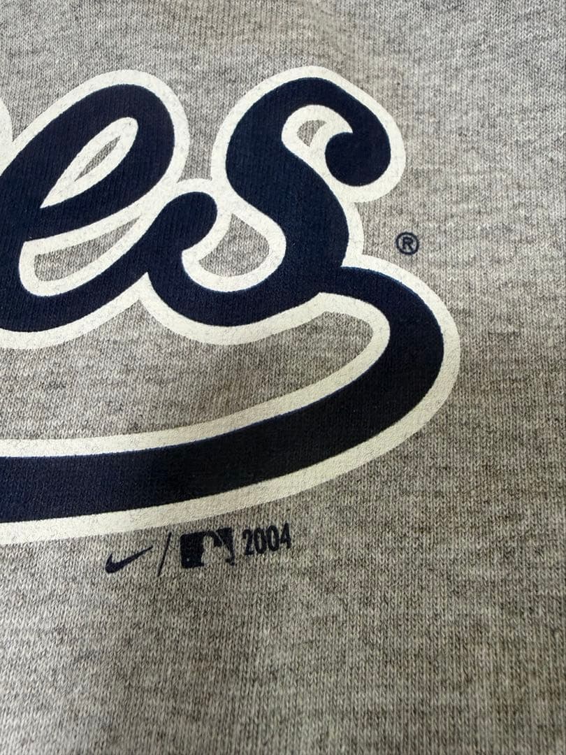 【新品】NIKE×ヤンキース Tシャツ XL グレー メキシコ製 MLB