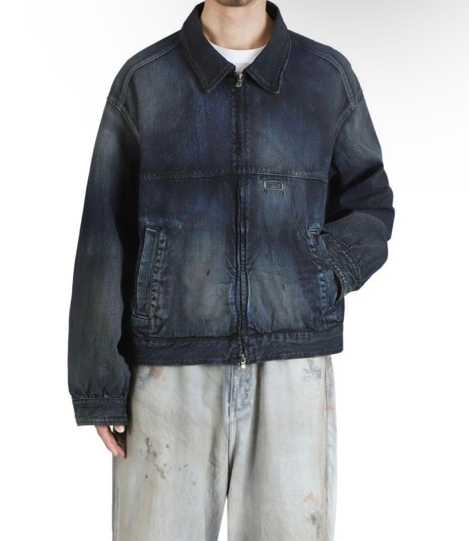 ジャケット・アウター ANCELLM 26ss DENIM ZIPUP JACKET - BLACK1