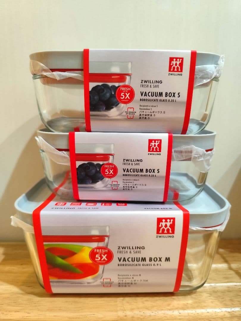 新品　ZWILLING 真空保存容器　ポンプ　8点セット　フレッシュ&セーブ