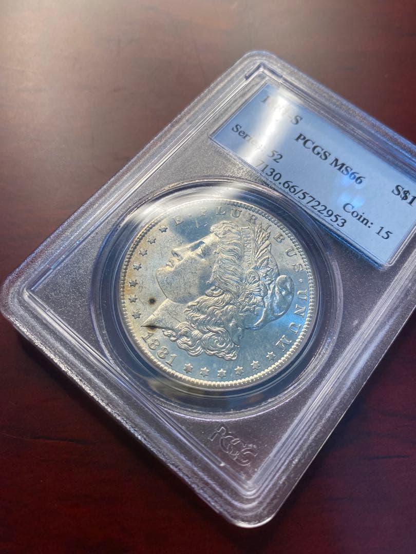 PCGS NCG アンティーク 銀貨　モルガンダラー