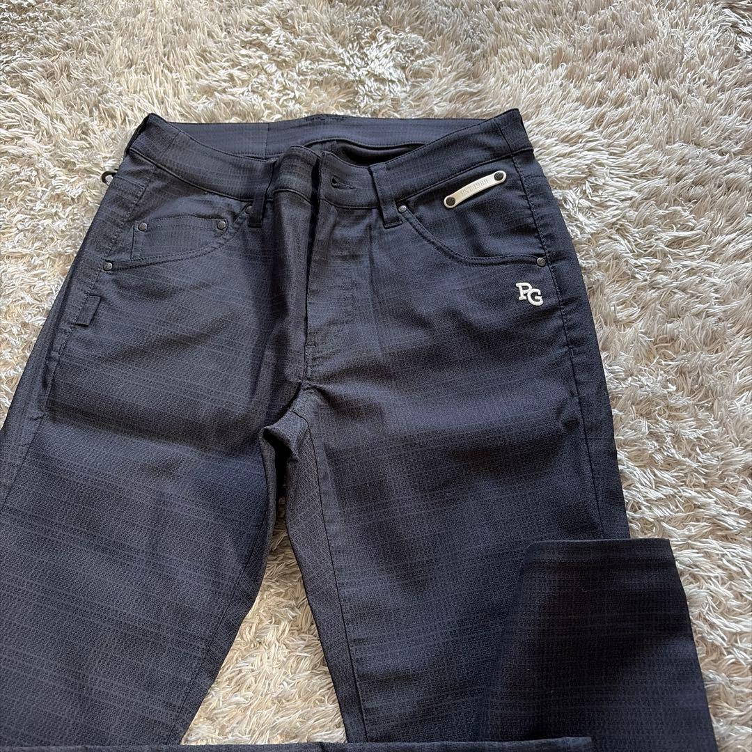 PEARIYGATES89ストレッチ 紺パンツ 、サイズ0,