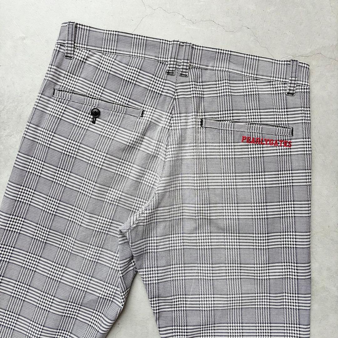 PEARLY GATES 千鳥孔子柄 ストレッチロングパンツ グレンチェック 5