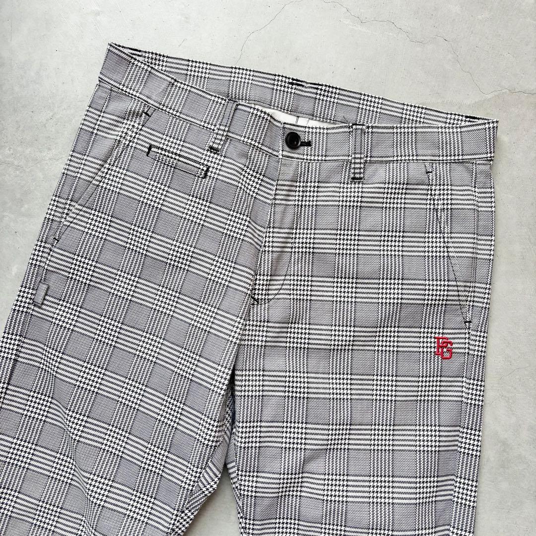 PEARLY GATES 千鳥孔子柄 ストレッチロングパンツ グレンチェック 5
