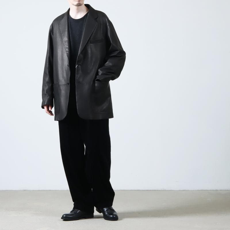 COMOLI／シープスキン ２Bジャケット／24AW