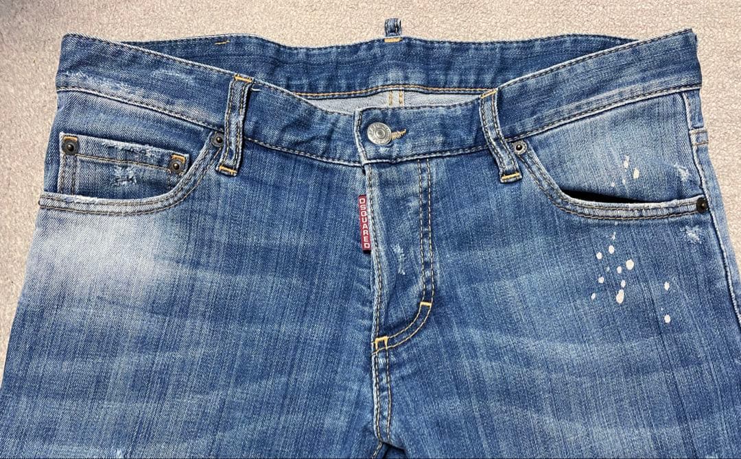 F*m様 DSQUARED2 スキニーデニム ダメージ加工 ジーンズ