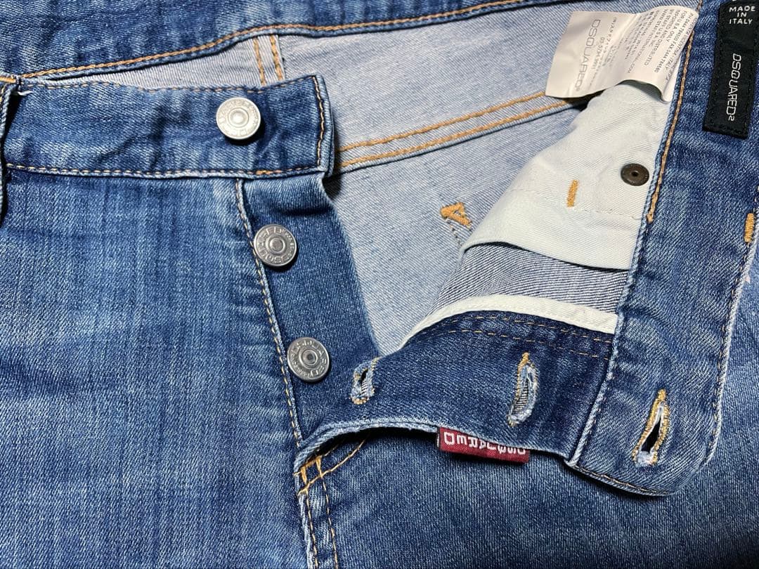 F*m様 DSQUARED2 スキニーデニム ダメージ加工 ジーンズ