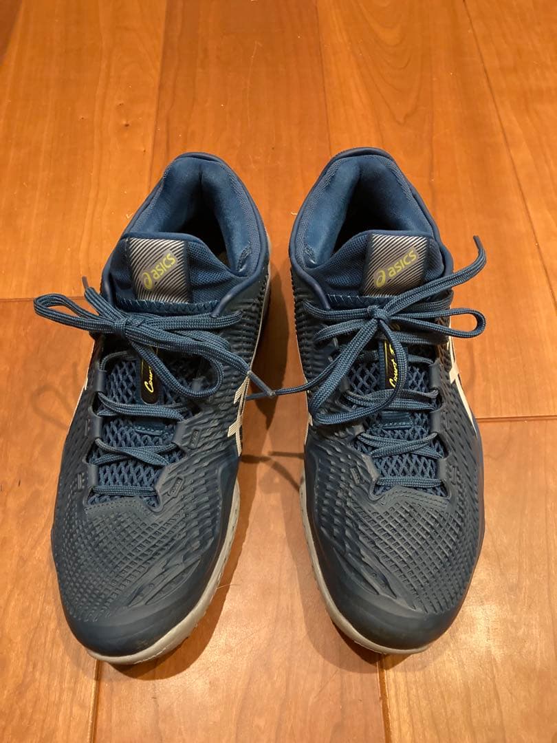 ASICS テニスシューズ ネイビー 26.5