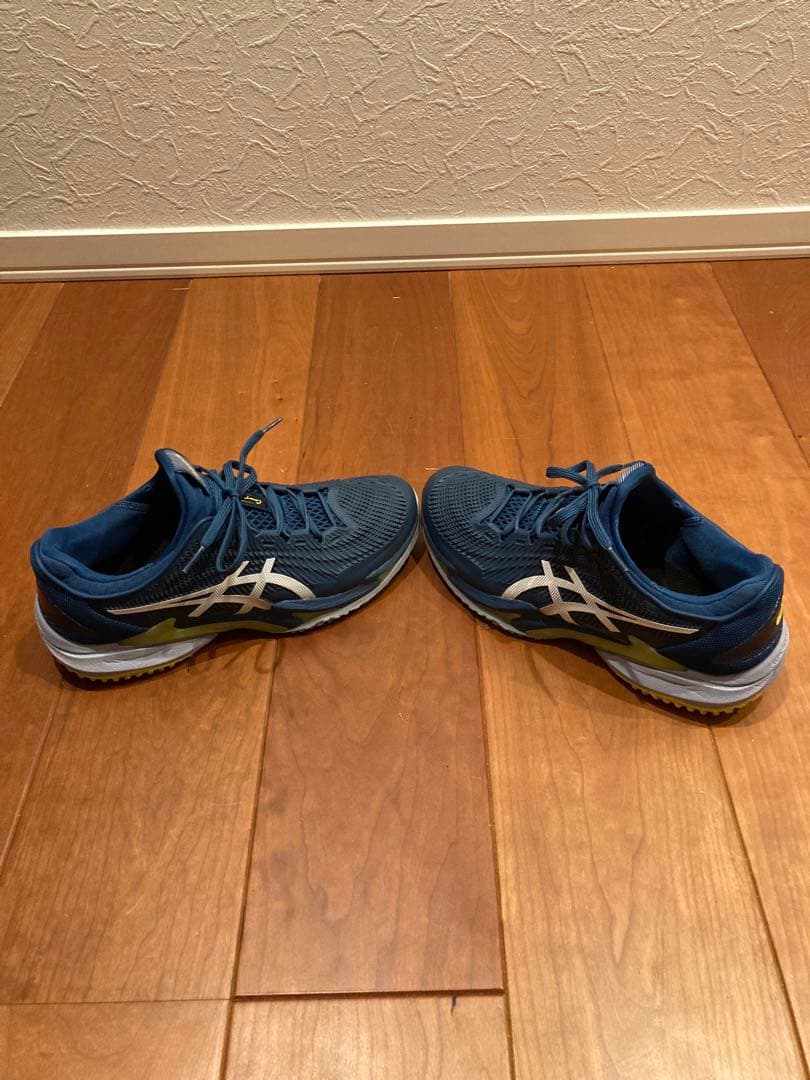 ASICS テニスシューズ ネイビー 26.5