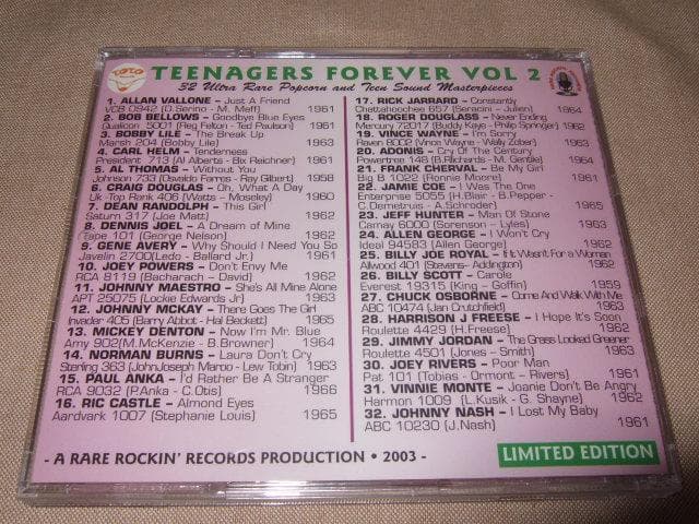 TEENAGERS FOREVER VOL.2,TEENSVILLE,ポップス